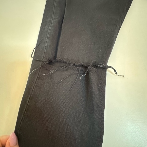 Levi’s Wedgie High-Waisted Black Straight Leg Jeans – Size 27 - Picture 16 of 17